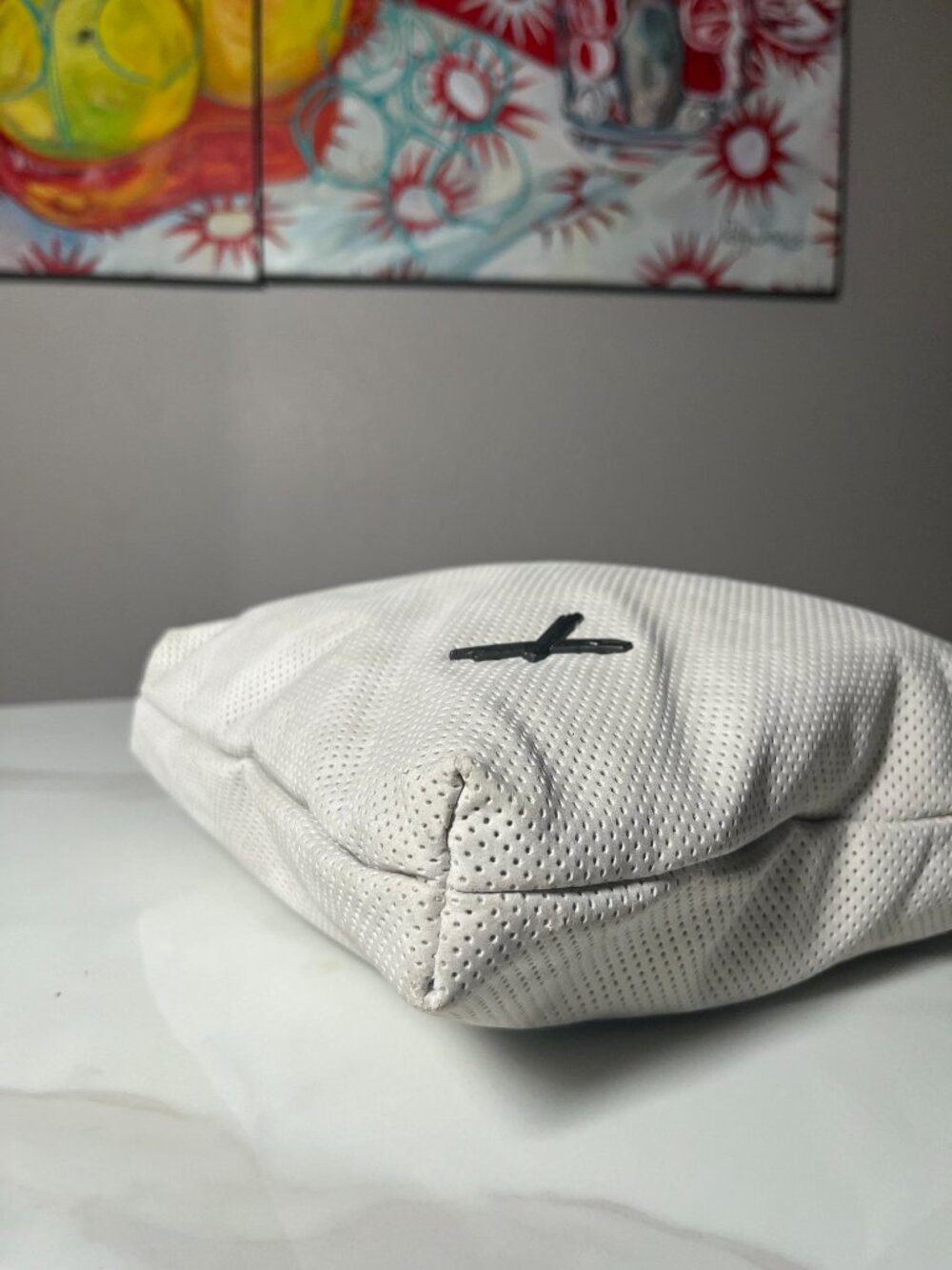 SURI FREY White Perforated Crossbody Bag - Picture 10 of 13